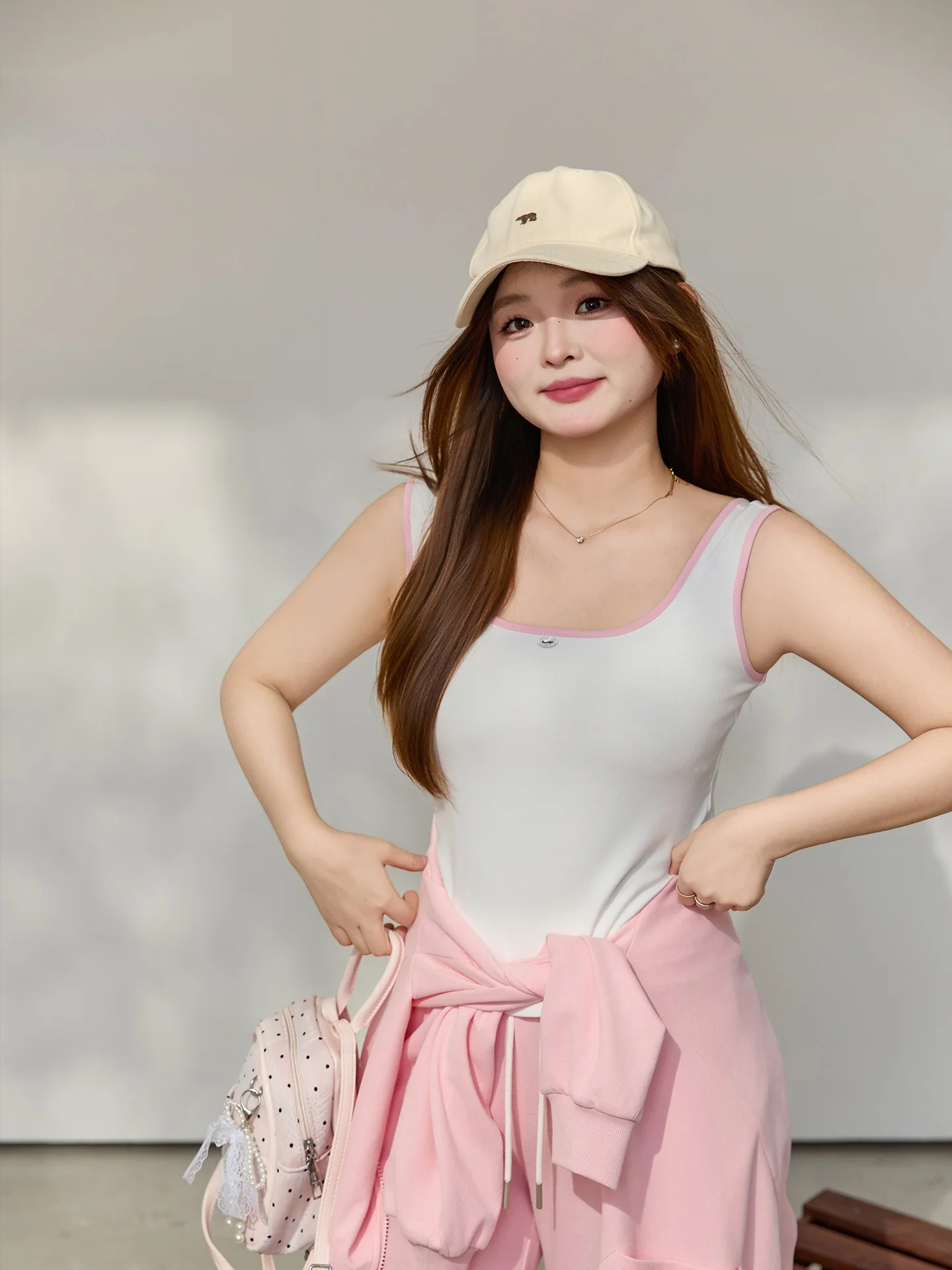 

Faionable Wide oulder U-Ne Crop Top for plus Size Women Spring Season Color Blo Trendy Casual Wear ort Length Vest