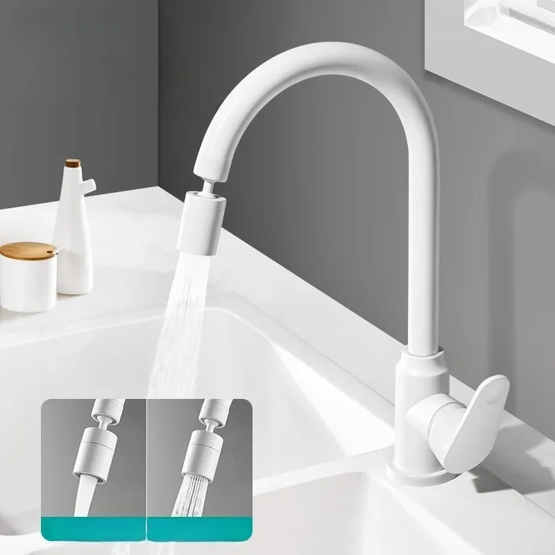 

Минималистичный кран для горячей и холодной воды, раковина для балкона, универсальный вращающийся усилитель, брызгозащищенный кран, кухонный двухскоростной кран для воды