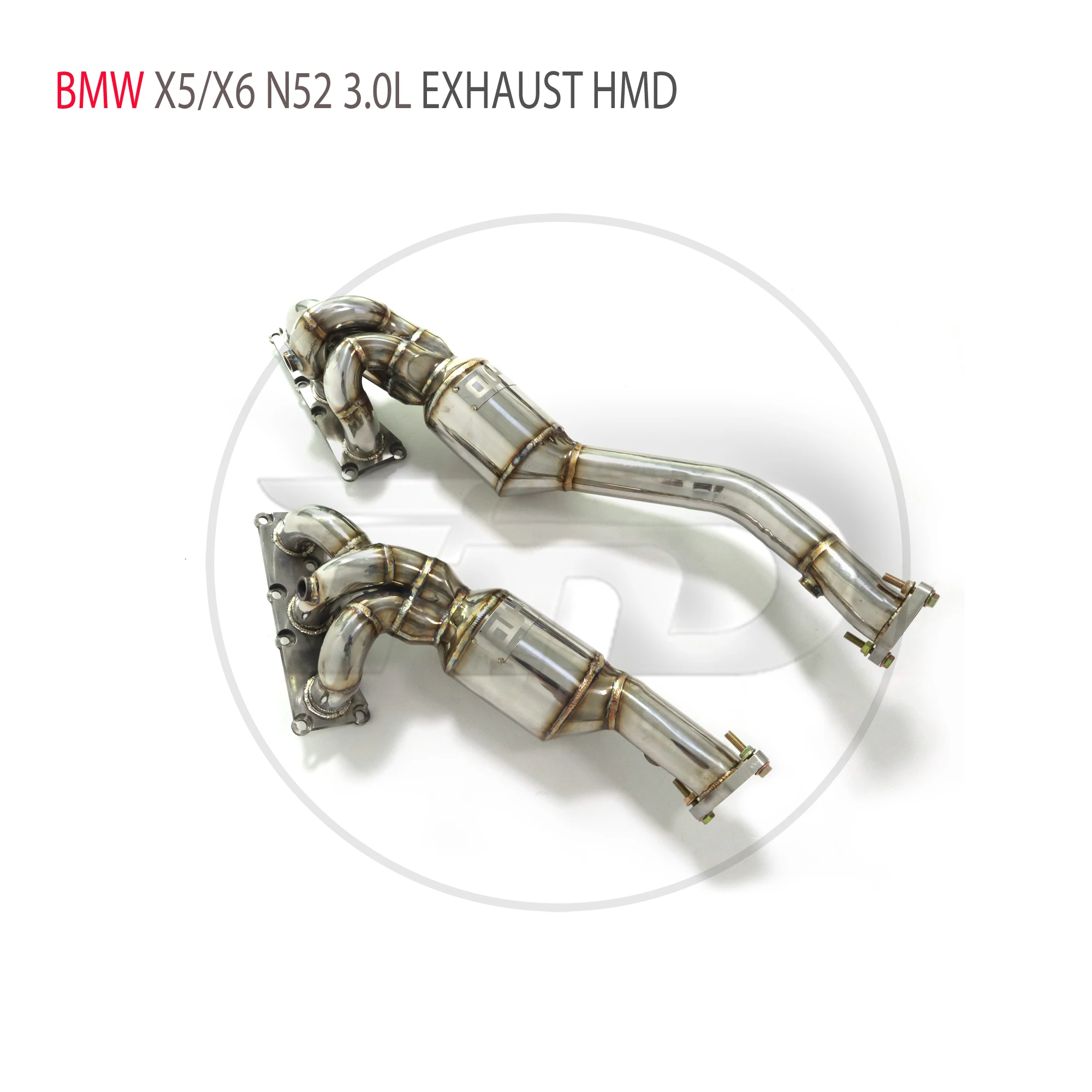 HMD Exhaust System High Flow Performance Downpipe for BMW 325i 330i E90 E92 E93 N52 Engine Car Accessories