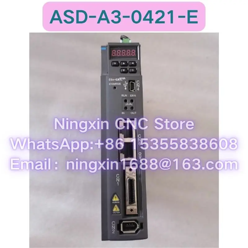 Second-hand ASD-A3-0421-E servo drive Functional test OK Fast delivery