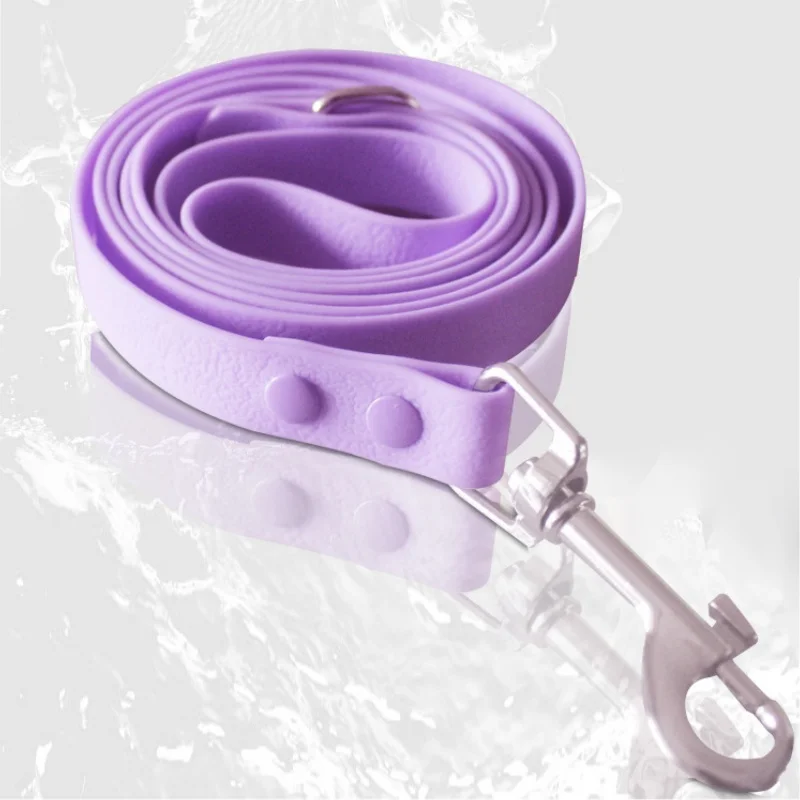 Cat Dog Collar Adjustable PVC Waterproof Collar Pet Products for Small Medium Large Dogs Imitation Silicone