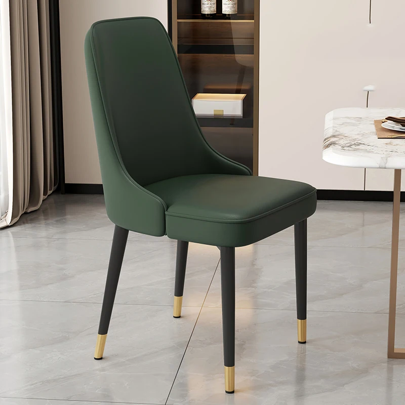 Light Luxury Dining Chair Home Chairs New Commercial Hotel Restaurant Nordic Italian Modern Simple Sandalye Backrest Stool