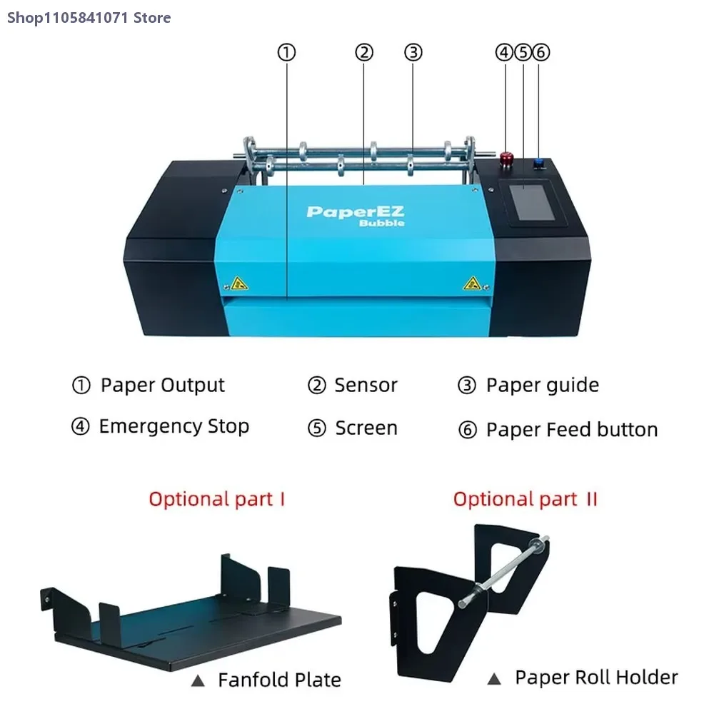 Bubble Paper Machine Packaging Materials and Supplies Industrial Air Cushion For Line Logistics Printing Supporting Equipment view 3