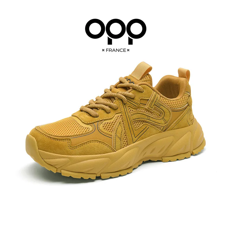 OPP Men's New air summer Shoes Flats With Running Blance Sports 574 Shoes Footwear Sneakers Genuine Leather Lace-up view 2