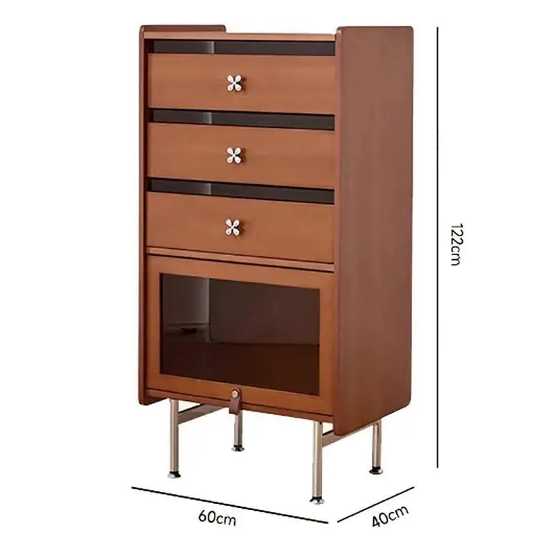 خزانة زجاجية فاخرة لتخزين النبيذ خزانة خزانة حديثة إسكندنافية عتيقة أثاث غرفة المعيشة Woonkamer Kasten #2