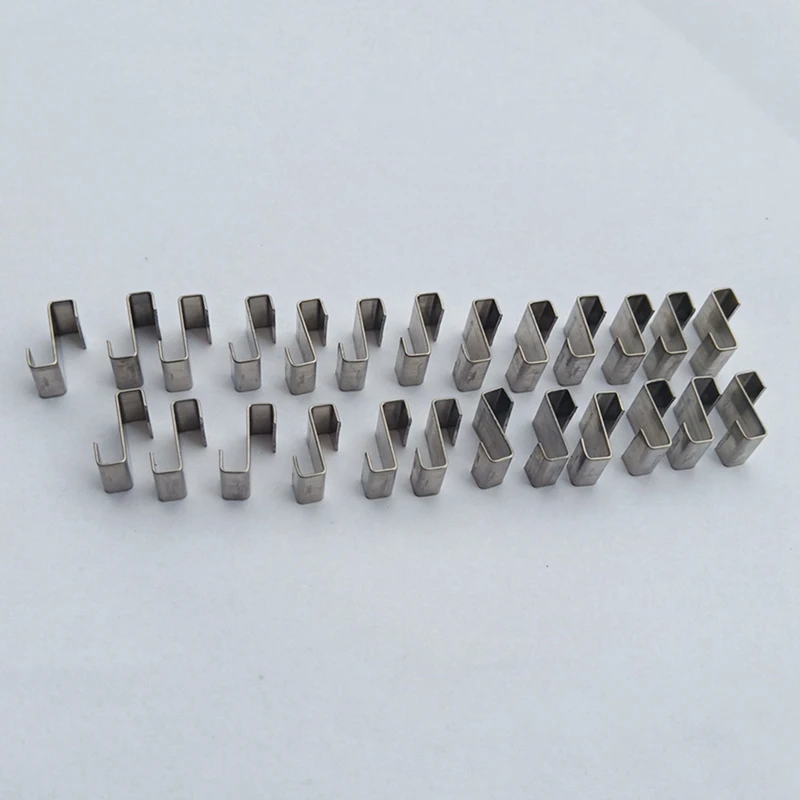 50Pcs Stainless Steel Z-Lap Type Greenhouse Glazing Clips Garden Supplies Clips