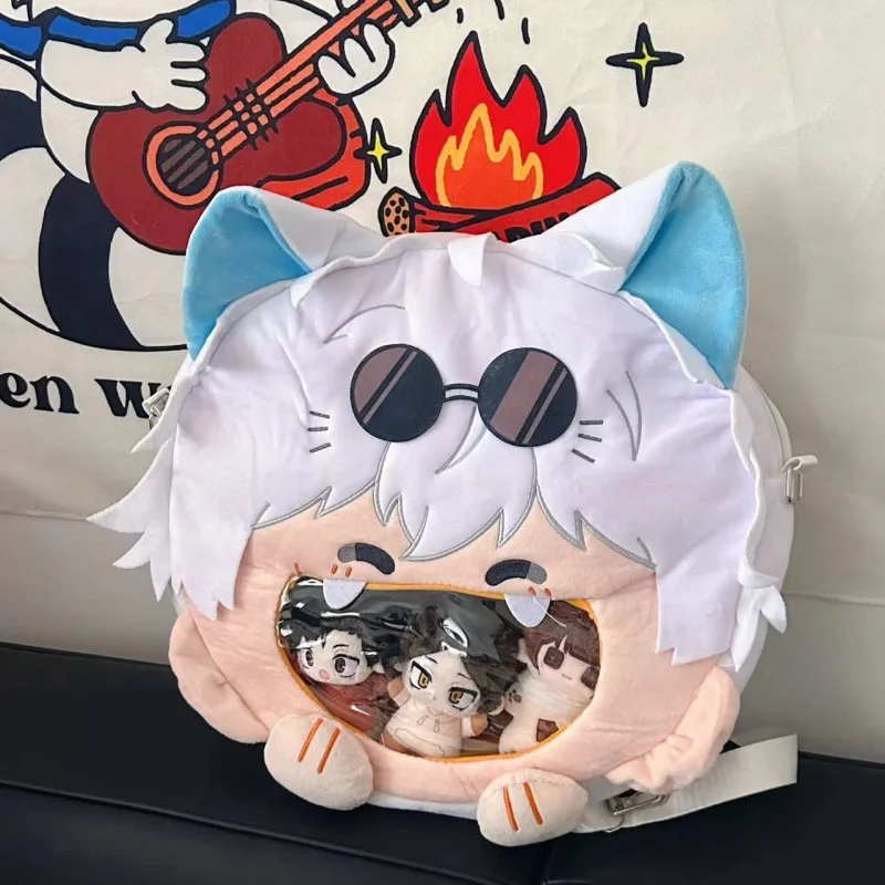 새로운 재미 있은 귀여운 만화 Jujetsu Kaisen Gojo Satoru 만화 아기 가방 소녀 애니메이션 대용량 배낭 어린이 생일 선물