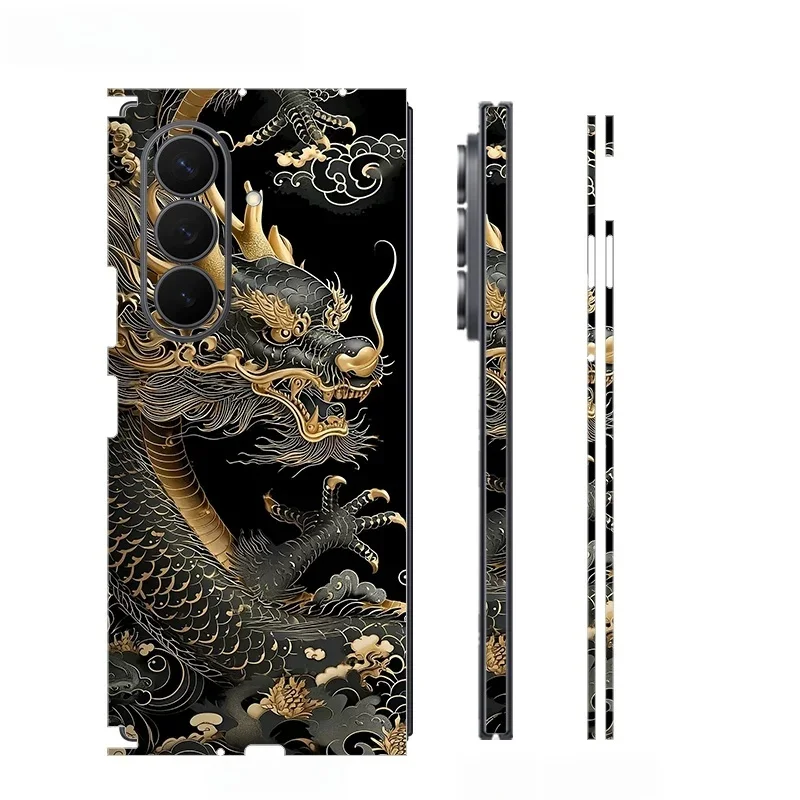 2026 Colorful Anti-Scratch Stickers For Samsung Galaxy Z Fold 8 Ultra 8 7 6 5 4 Protective Decal Skin Cover Back Film
