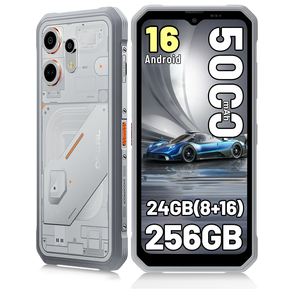 [Expédition depuis la France] Blackview OSCAL MARINE 3 5000mAh Android 16 24GB(8+16)+256GB Smartphone robuste 6.56" HD 90Hz NFC 18W