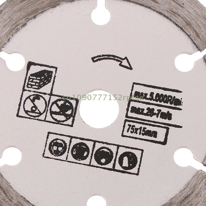 

1 шт. 3 "отрезной диск для камня, мини-пильное полотно, 75 мм, режущее полотно, керамический бетон, мрамор, резка для угловой шлифовальной машины