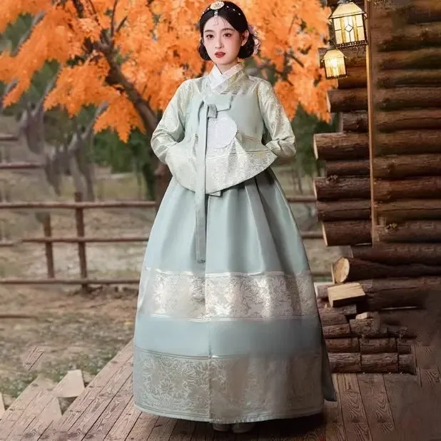 Korean EthnicTraditional Korean Costume Princess Dress Female Hanbok Palace Travel Classical Dance Hanbok Photography Clothing
