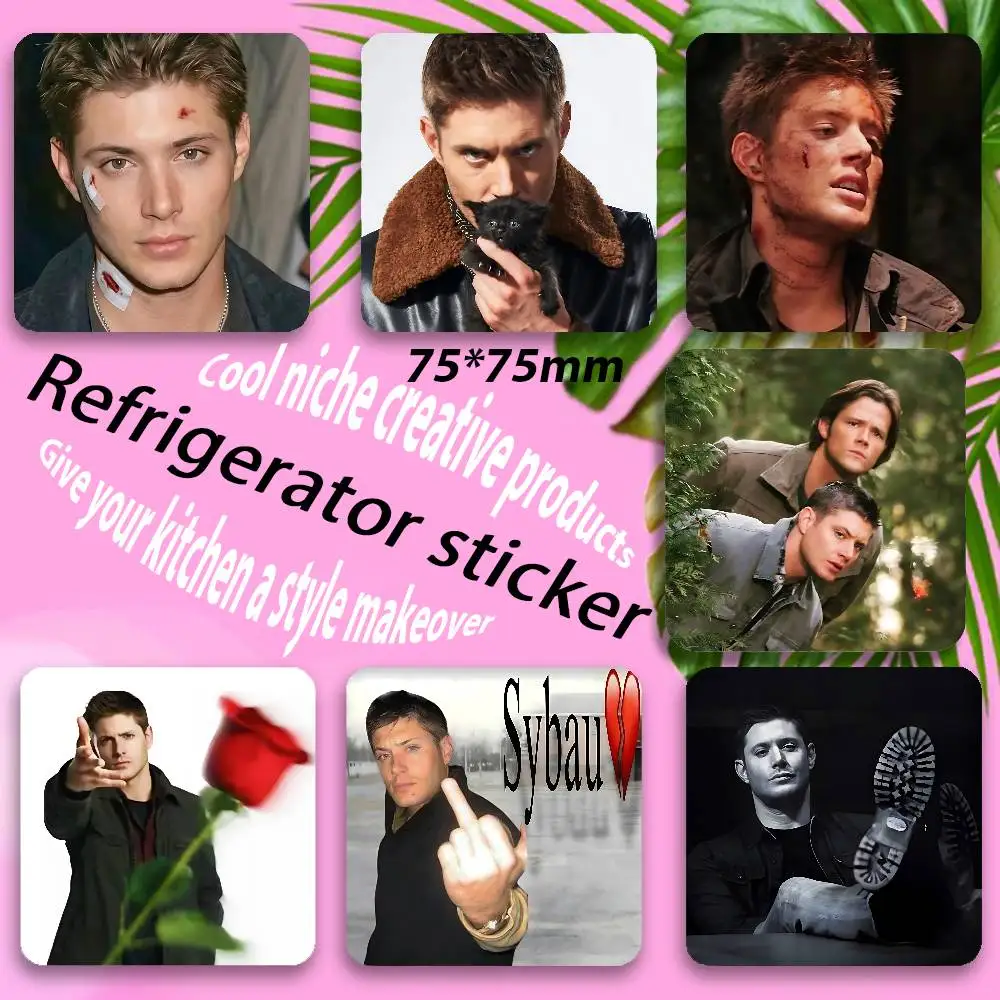 D-Dean WinchesterJensen AcklesSupernatural Fridge MagneticRefrigerator Memorial Gifts For Kitchen Office Locker Travel Home Deco