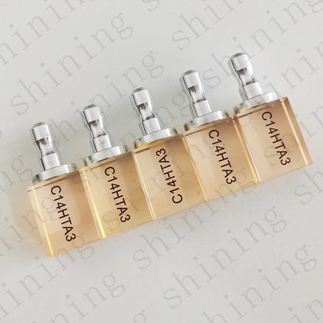 

5Pcs C14 Dental Crystal Blocks Glass Ceramic Zirconia Reinforced CEREC Block CAD HT A3