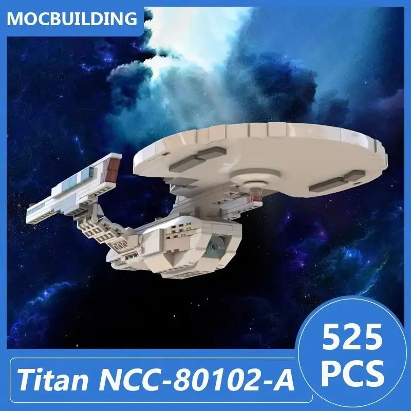 Titan NCC-80102-A Modell Moc Bausteine Diy Montieren Ziegel Raum Pädagogisches Kreative Sammlung Weihnachten Spielzeug Geschenke 525PCS
