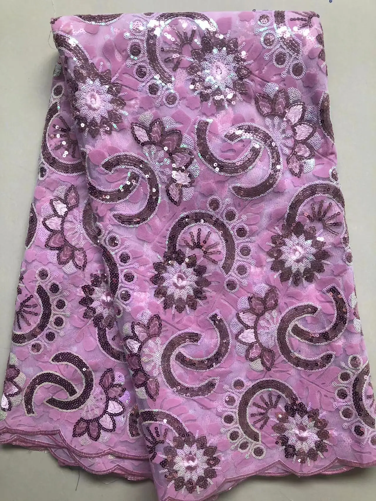 여성을위한 블루 아프리카 벨벳 레이스 원단 2025 파 - Embroidery Designer 리뷰 및 가격