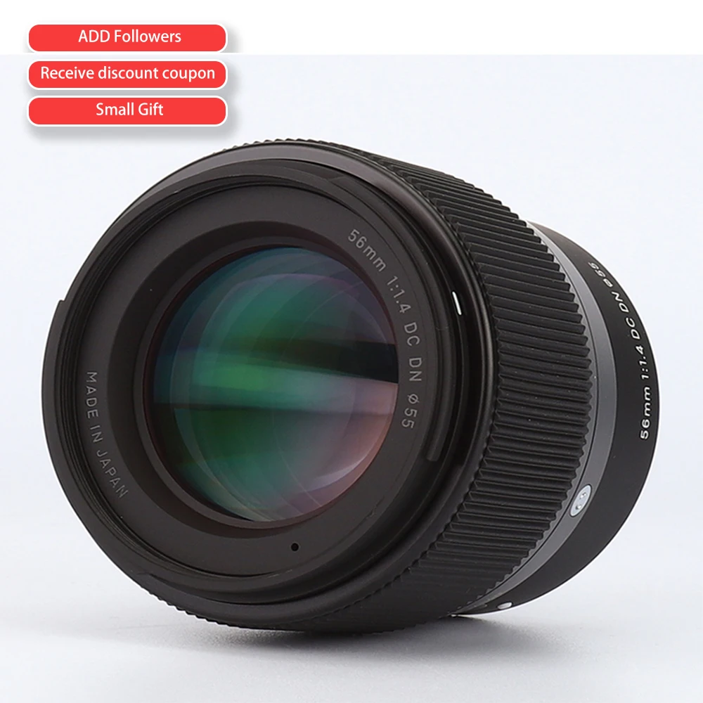 

Sigma 56mm F1.4 Contemporary DC DN Lens for Fuji X Mount Black