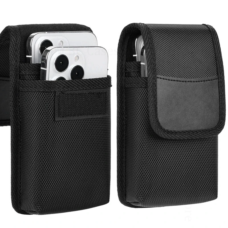 Case Leather Cover Phone Pouch For Nokia 105 3210 230 6310 5310 2024 Two Layer Phone Waist Bag For Nokia 220 215 235 225 4G 2024