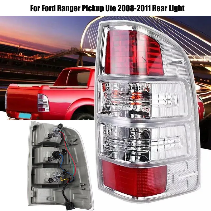 

Rear Tail Light Assembly For Ford Ranger 2008-2011 Halogen Rear Lamp Driving Brake Lamp Reversing Turn Signal Lamp