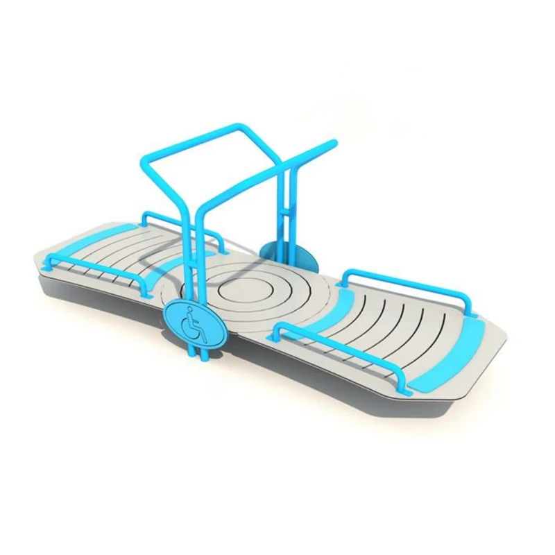 Outdoor Amusement Park Accessible Seesaw, Toddler Playground for Disabled Children with Wheelchair, Inclusive Play Equipment