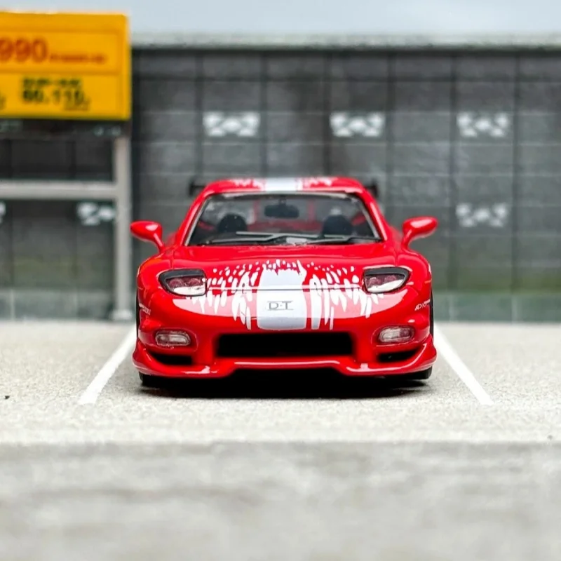 Mortal 1:64 Mazda RX7 Veilside modified alloy car model