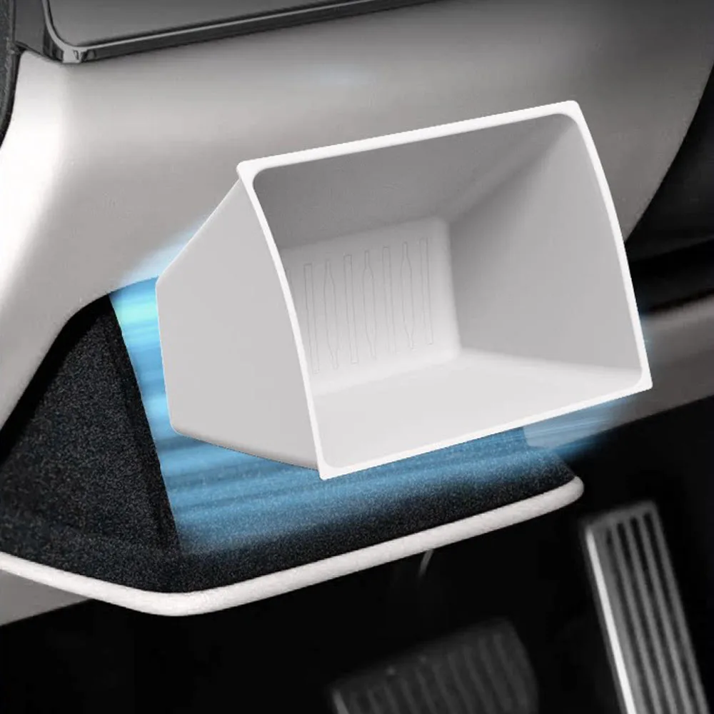 

For ZEEKR 8X 2026 Storage Box Under The Steering Wheel Automotive Modification Supplies Anti Fouling And Scratch Silicone Pad