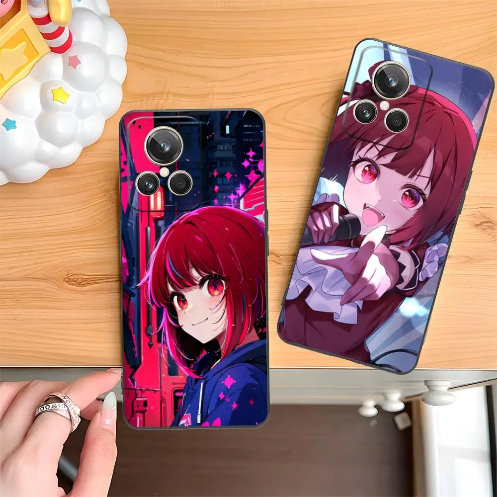 

Чехол для телефона Oshinoko Arima Kana для Realme 15 14 13 12 11 10 9 Pro Plus T i Lite 5G, красочный чехол с принтом, роскошный красивый чехол