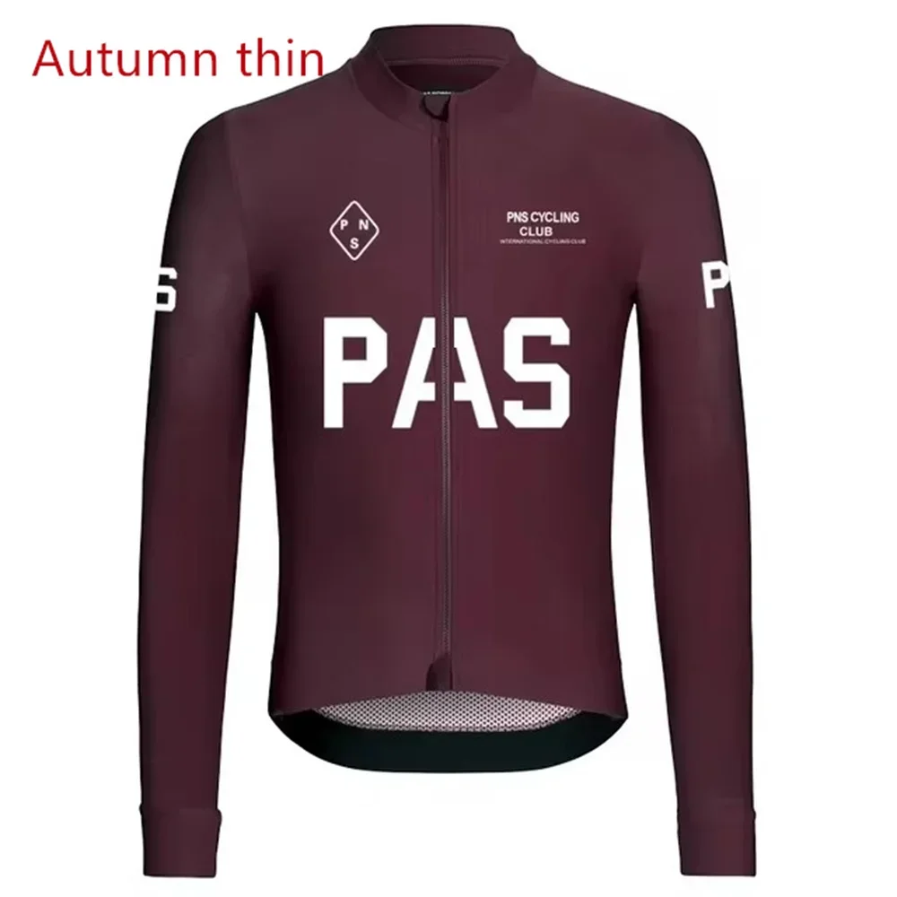 

Men Cycling Jersey PNSful Spring Autumn Long Sleeve Bicycle Cycling Clothing MTB Road Bike Shirts Ciclismo Hombre Riding Jersey