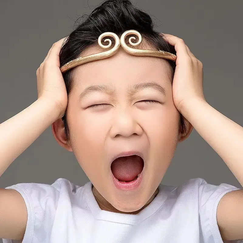 أسود أسطورة Wukong Qi Tian Da Sheng تأثيري أغطية الرأس 30 سنتيمتر Ru Yi الذهب هوب عصا جميع المعادن الحرفية حلية لعبة الطرفية #5