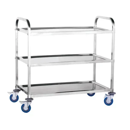 Other Hotel & Restaurant Supplies Stainless Steel Service Trolley Cart With Three Shelf