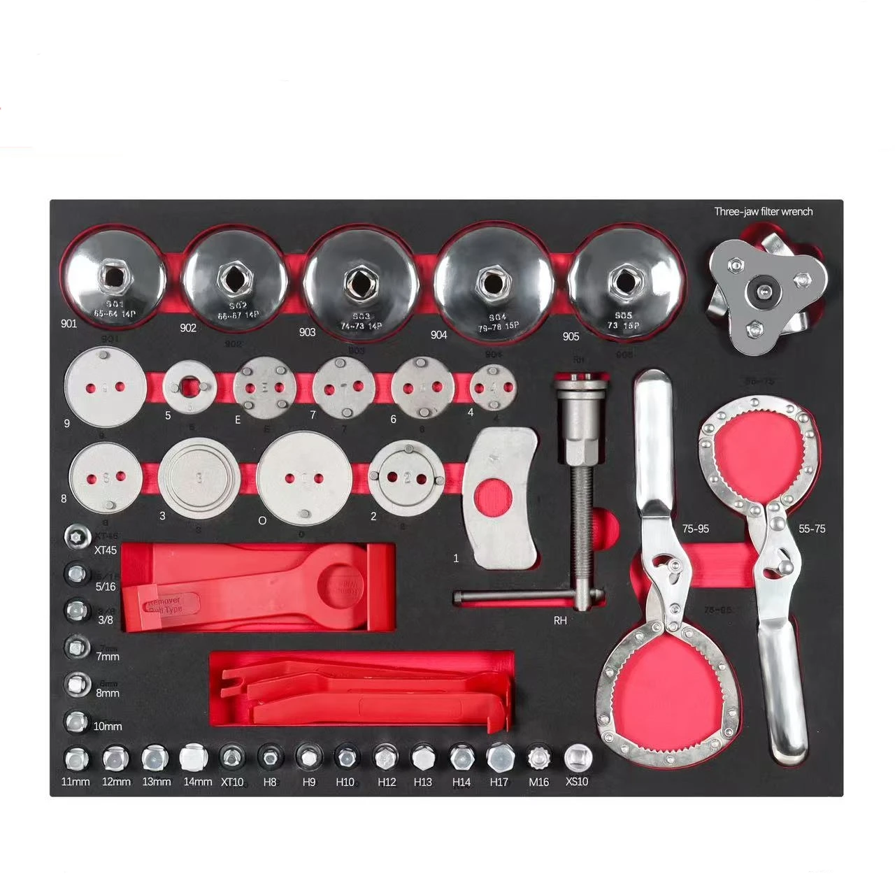 319-Piece CRV Hand Tool Set for Auto Repair Customizable OEM Car Workshop Tools for Garage Storage
