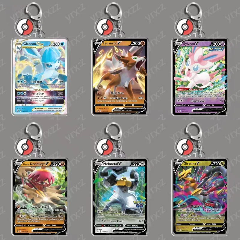 Llavero para Pokemon Regieleki Zeraora electrodo Zoroark Samurott Regidrago Lucario Zacian Zamazenta colección de Anime regalo para seguidores
