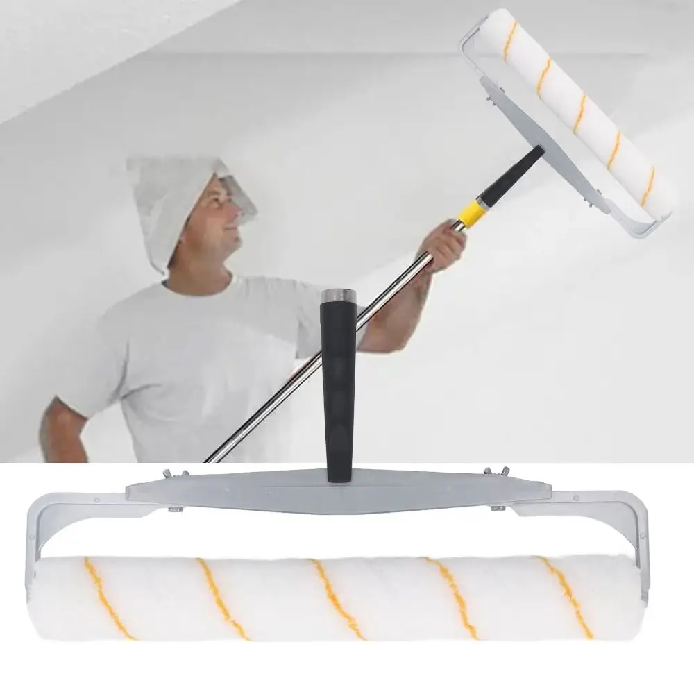 

Easy To Clean Paint Roller Detachable Adjustable Roller Brush 1/2 Inch Fluff 18 Inch Width Painting Brush Floor Finishing