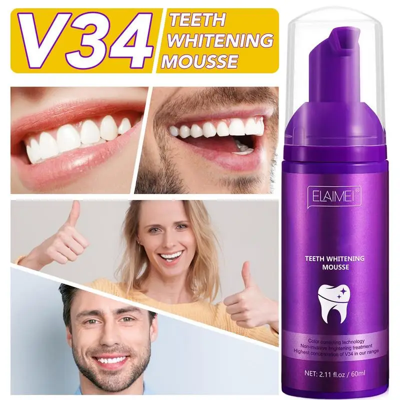 Teeth Lightener Mild Teeth Whitener Safe Deep Cleansing Effective Teeth Stain Remover Supplies Daily Care To Keep Teeth Healthy