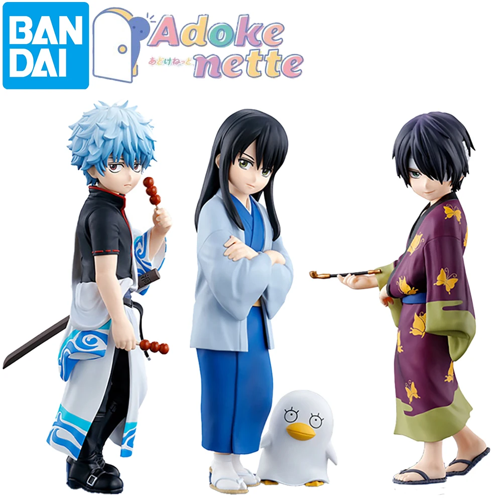 Pre Sale Original Bandai Adokenette Gintama Shiroyasha Takasugi Shinsuke Katsura Kotarou Elizabeth Cartoon Anime Figures Model