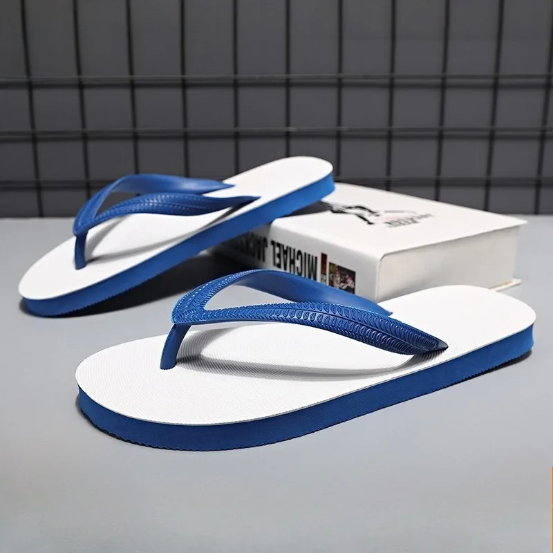 

Couple Flip-flops New Comfort Flat Slipper Summer Casual Beach Slippers for Men Pinch Toe Sandals Fashion Slides Chanclas Hombre