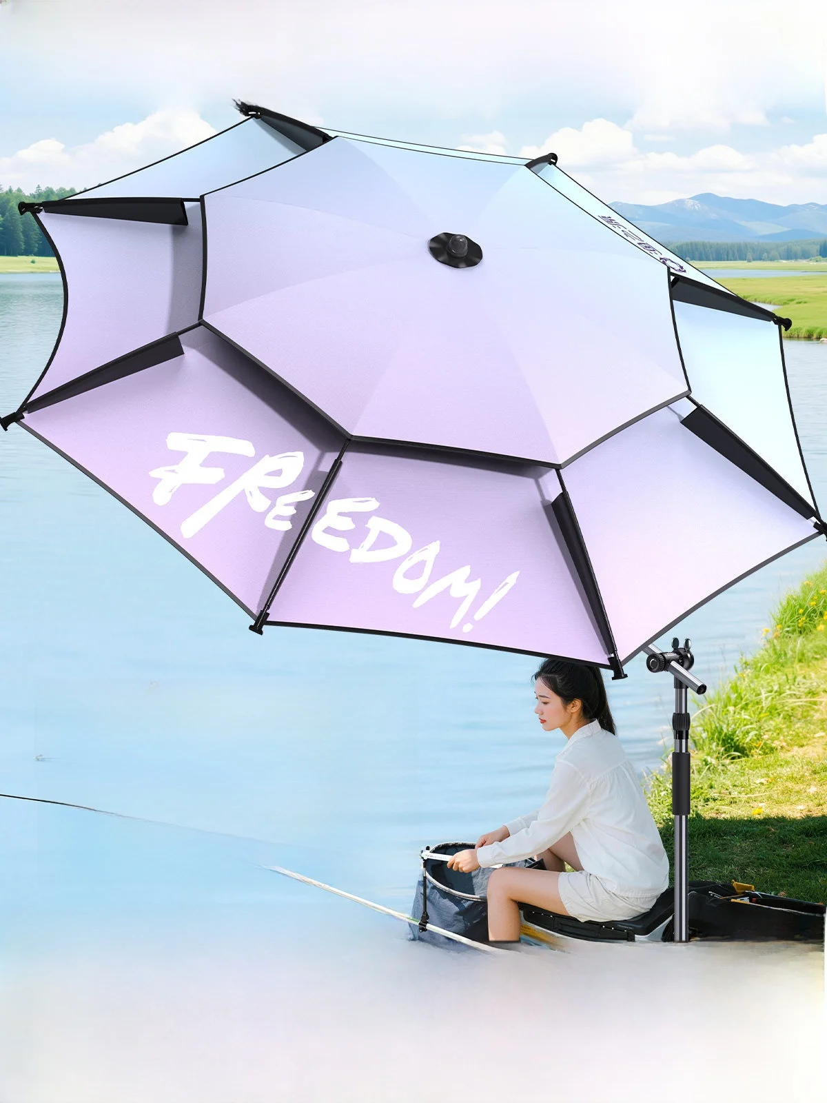

Outdoor Camping Fishing Umbrella Sunshade Waterproof Fishing Gear Travel Supplies Yuzhiyuan Brand Fishing Sun Umbrella
