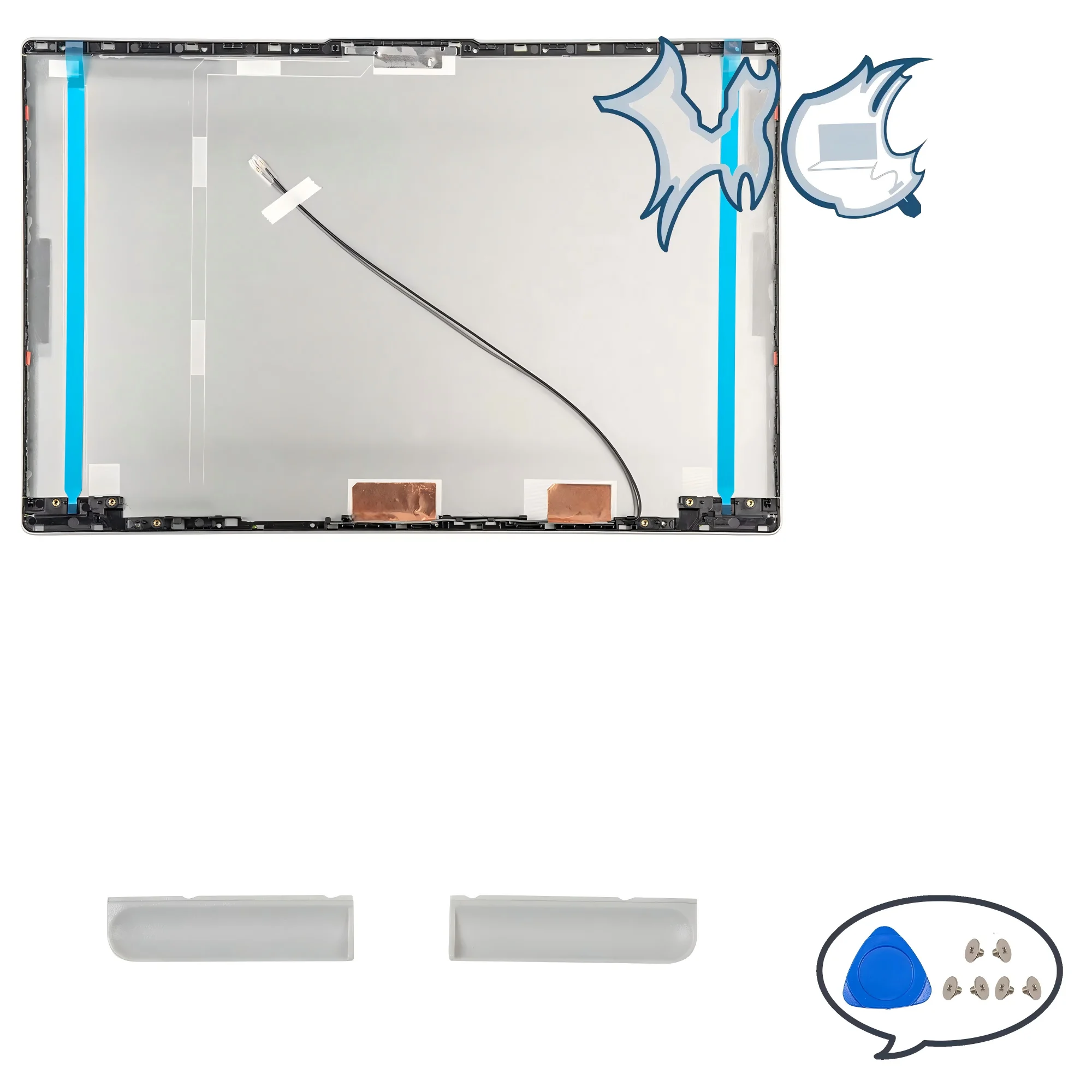 Nieuwe Case Voor Ideapad 5 15IIL05 15ITL05 15ARE05 15ALC05 LCD Back Cover Screen Deksel Voorkant Scharnieren Palmsteun Bodem Shell