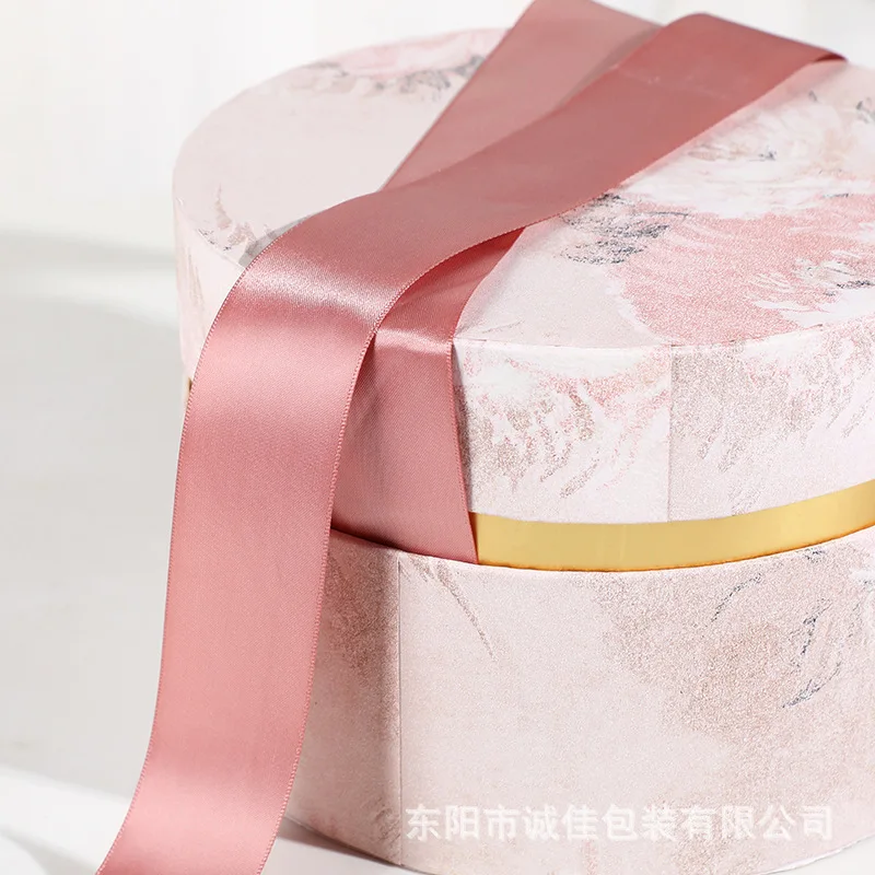 Customized New Style Foam Paper Box Xiaohongshu Same Style Hand-painted Flower Return Packaging Candy B