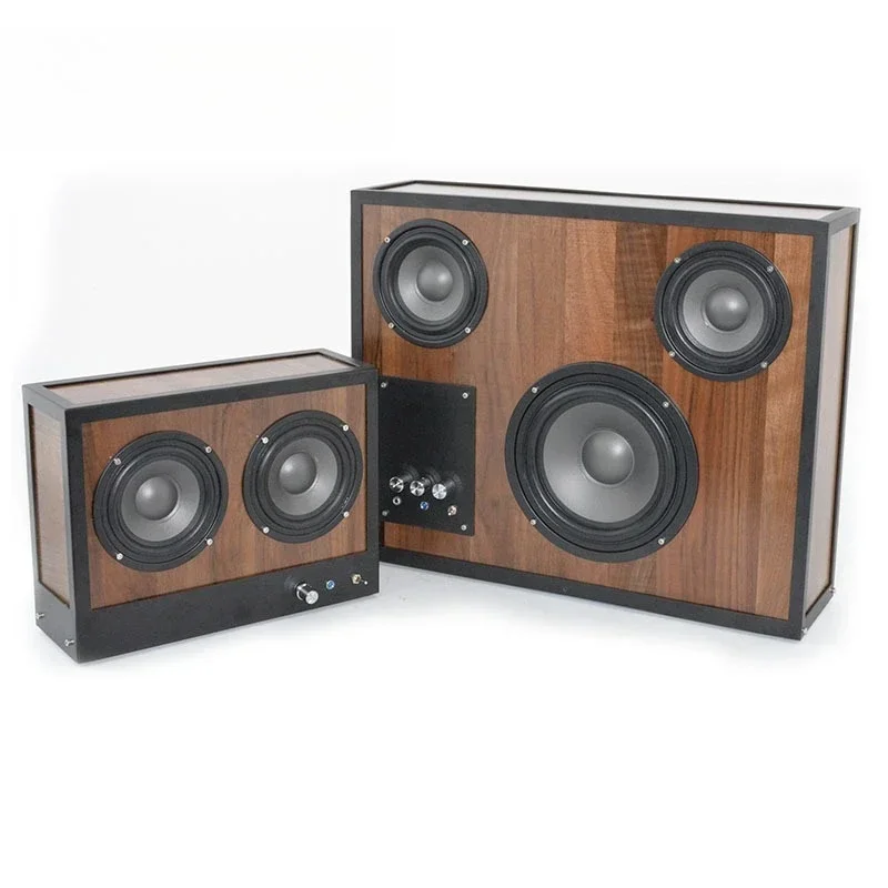 Simple modern light luxury, Bluetooth speaker subwoofer wood, audio desktop ornament, living room decoration