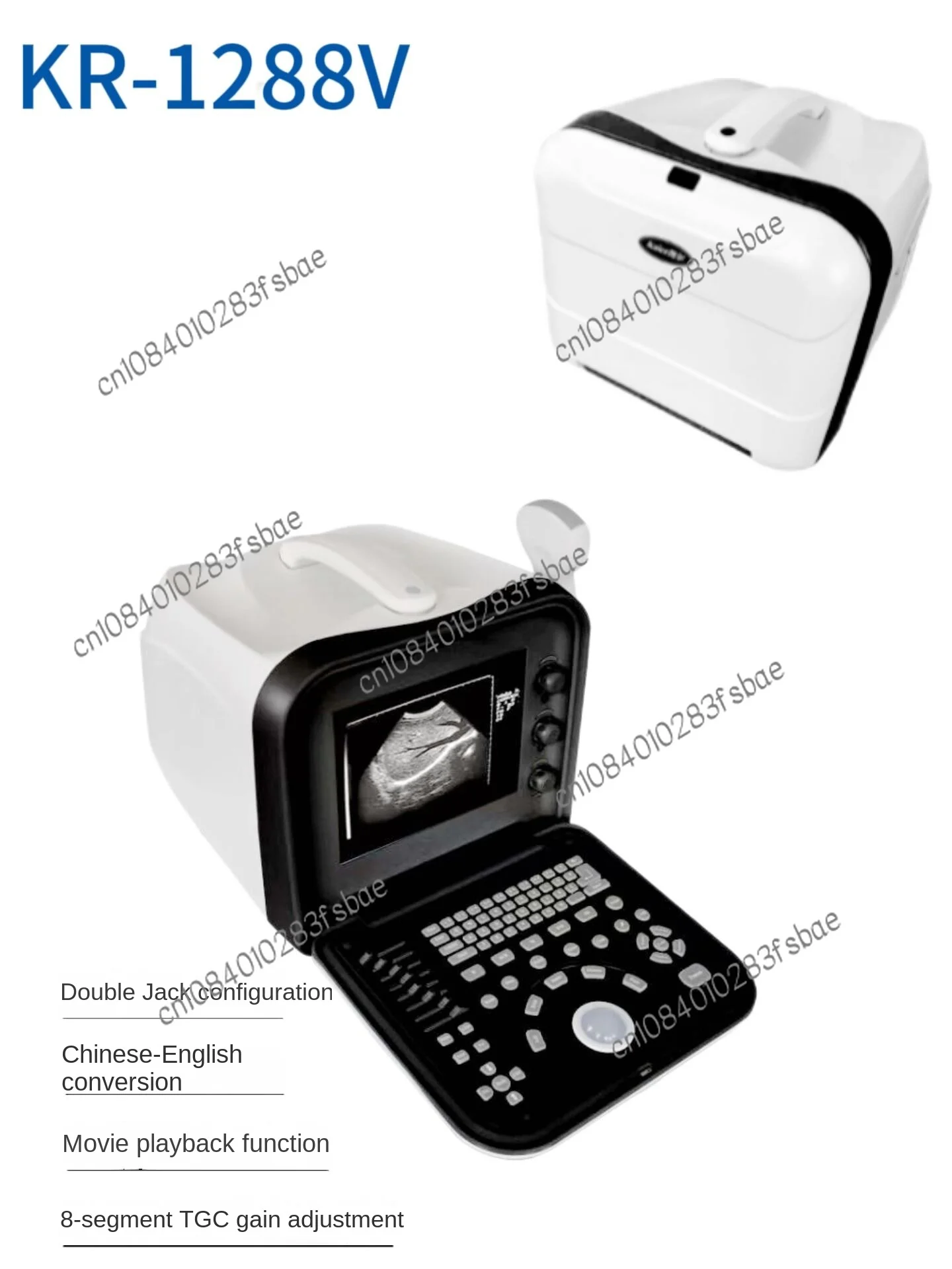 Portable Black and White B- Ultrasonic Machine Ultrasonic Diagnosis Equipment