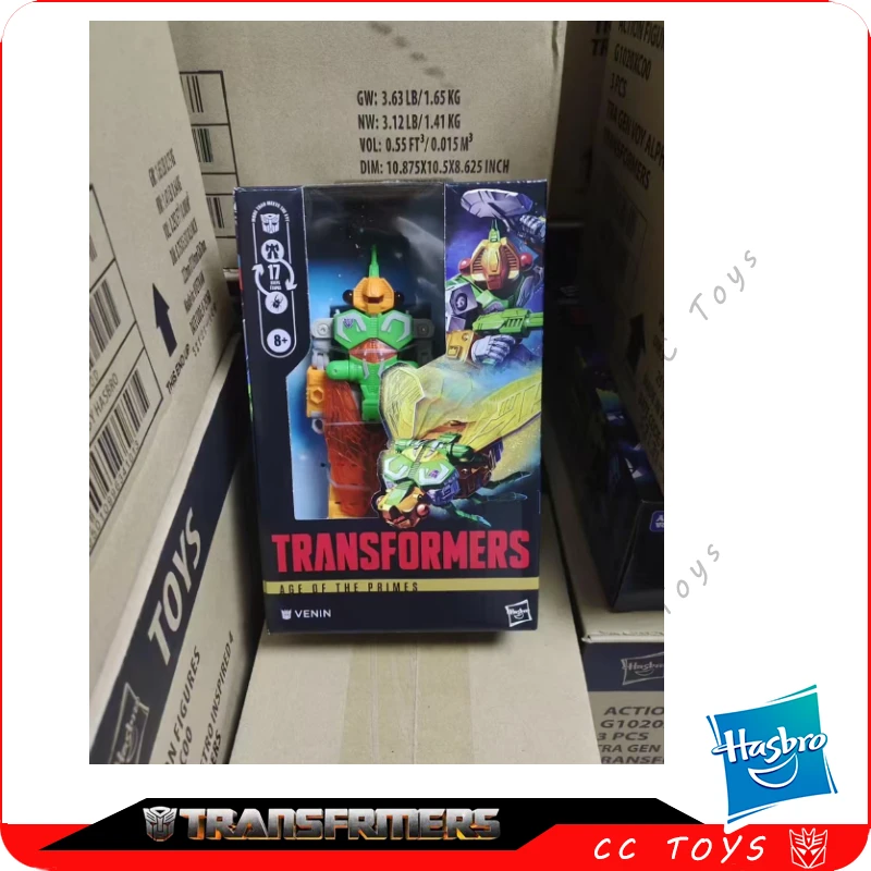 

In Stock Hasbro Transformers Toy Age Of The Primes Aerialbot Venin Models Anime Movie Toys Robots Action Figures Hobbies