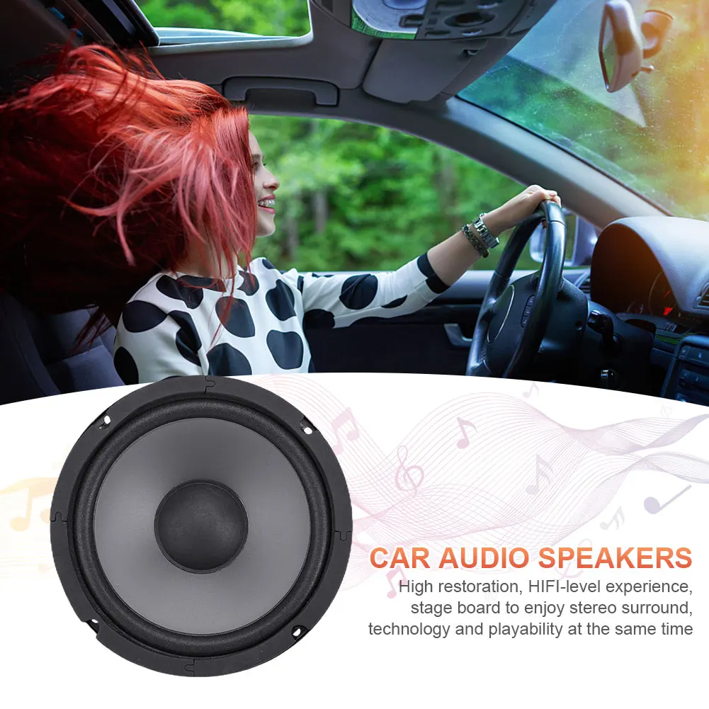 1PC 4/5/6 Inch Car Audio Horn Full Range Frequency Auto Audio 400W 500W 600W HiFi Coaxial Car Subwoofer Stereo Speaker ﻿