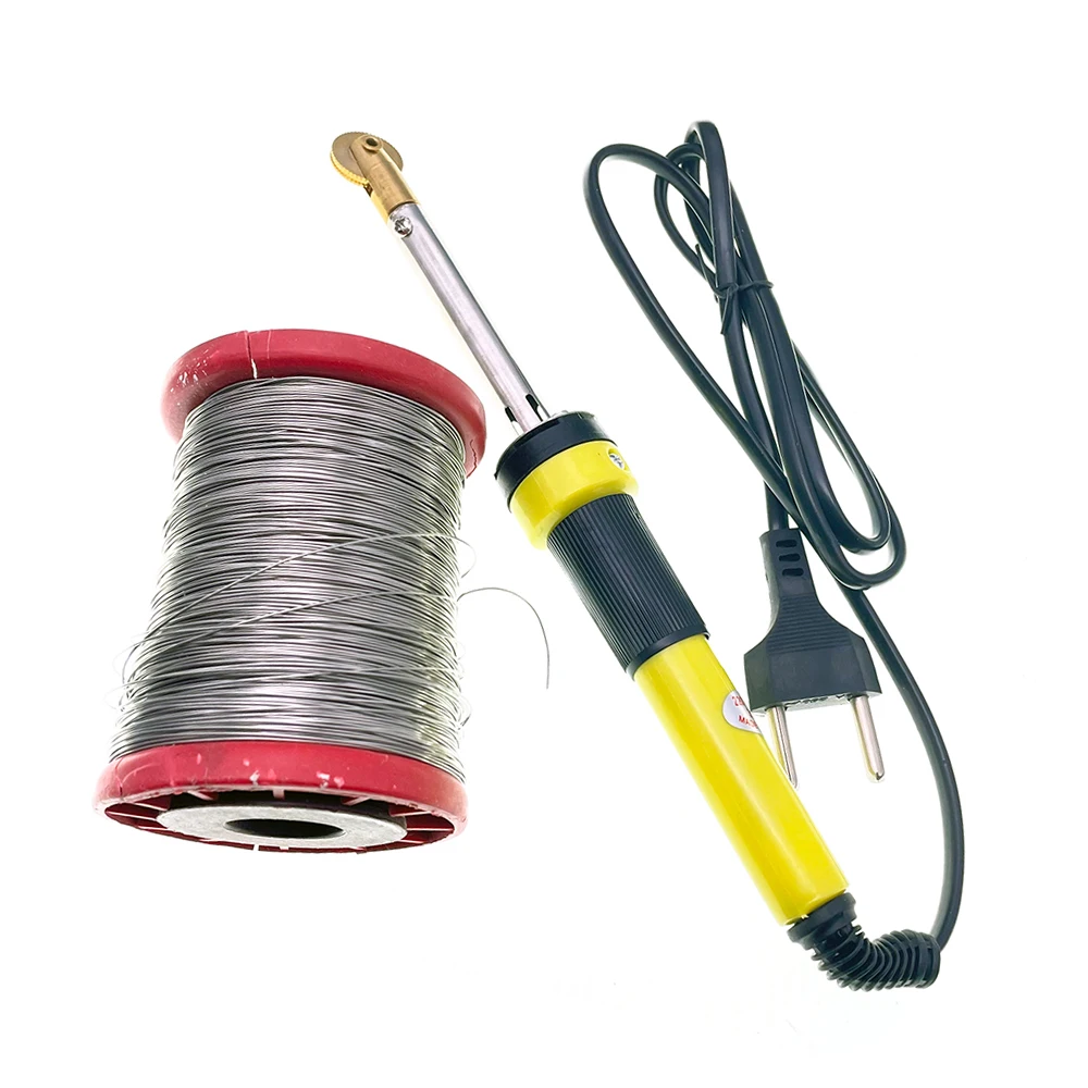 

Assembling Beehive Frame Wire Attach Heat To Wax Foudation Electric Soldering Iron 500G #24 Wire 30W Electric Embedding Tools