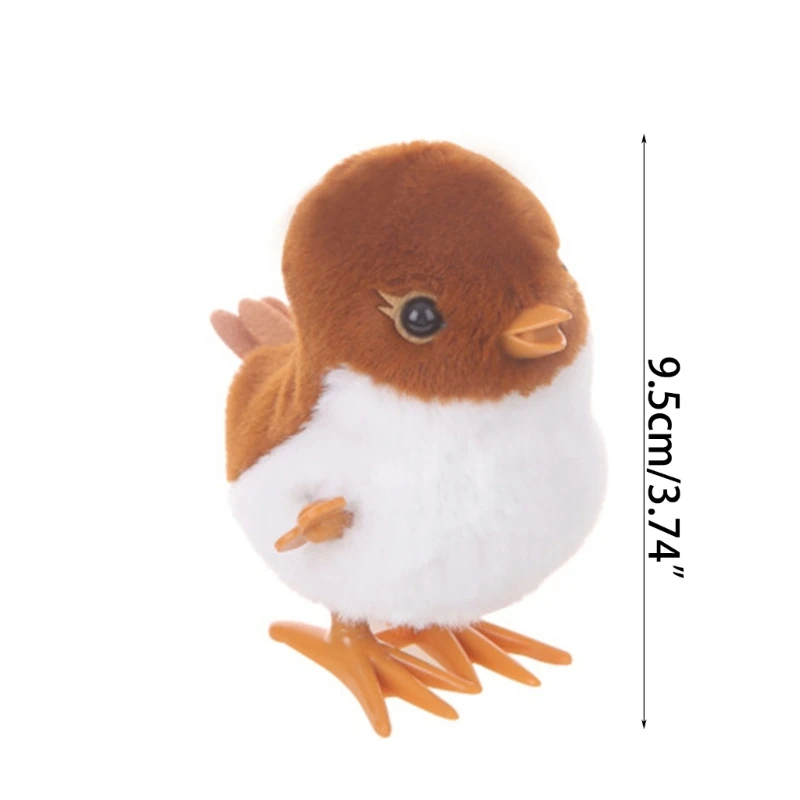 Jouet en Peluche à Remonter pour Garçon et Fille, Animal, Horloge, Rangée de Rotterdam, Oiseau, ix, Cadeau Idéal pour les Tout-petits