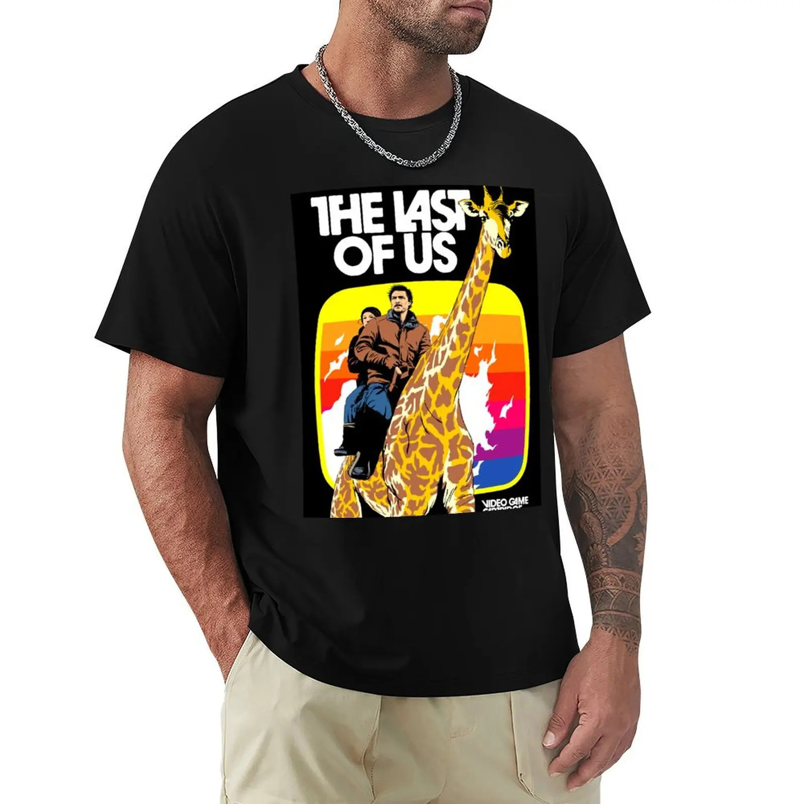 

The Last of the Giraffes T-Shirt blue lock Personalized t-shirt clothes for men