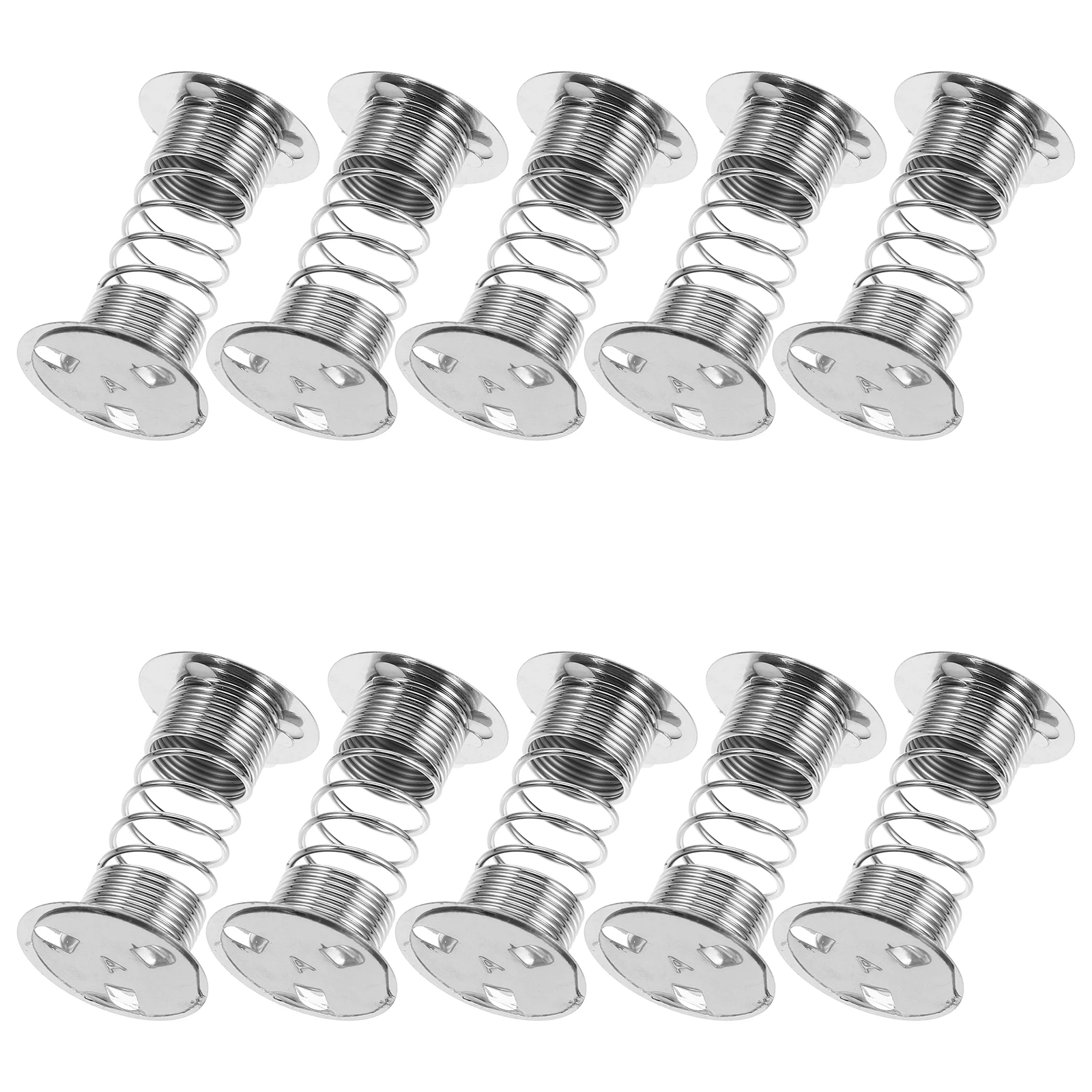 10 قطعة قاعدة الربيع رئيس لوحة القيادة المعدنية تهز قواعد للسيارة Diy بها بنفسك Bobblehead زخرفة هزة رئيس لوحة القيادة