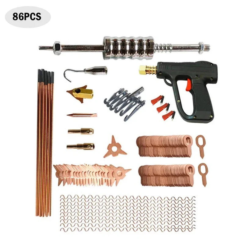 

For 86pcs Car Stud Welder Dent Puller Auto Dent Spot Pulling Repair Tools Accessories Kit