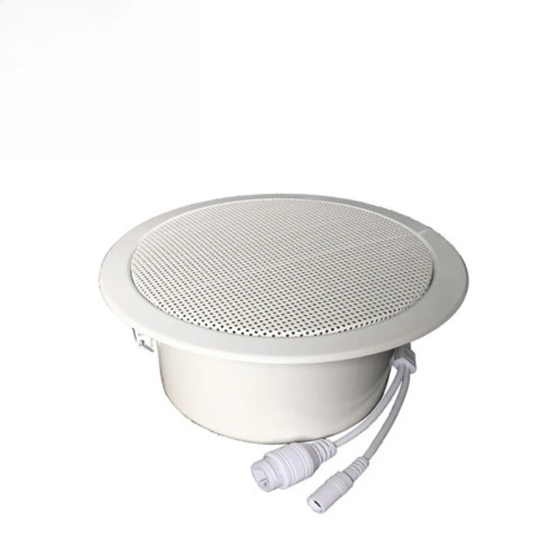 IP network ceiling speaker, automatically trigger the playback ceiling speaker, bank hotel shopping mall emergency