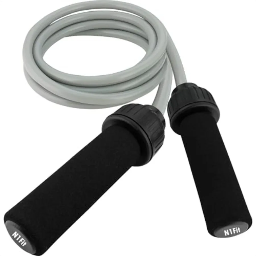 

Weighted Jump Rope Workout 1LB Free Ball Bearing Speed Skipping Rope for MMA Boxing Weightloss Crossfit Fitn Home Exercise Adju
