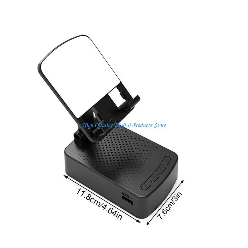 U2JE يقوم بترقية مكبر الصوت مع حامل هاتف صغير قابل للتعديل للسفر